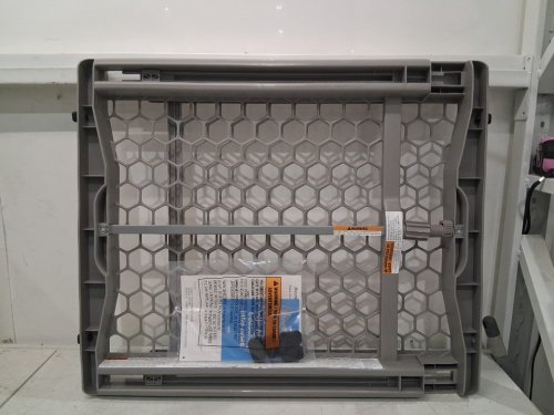 regalo plastic expandable safety gate - 28" - 42" x 23" - grey (model: 0723ds) image 3