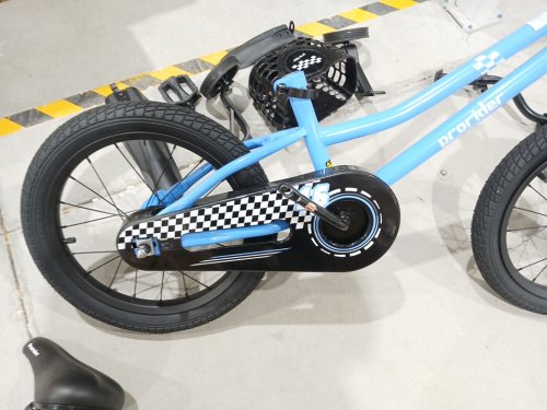 COSTWAY Kids Bicycle Bike with Removable Training Wheels and Basket - 16" - BLUE (MODEL:TS10085NY-16) image 7