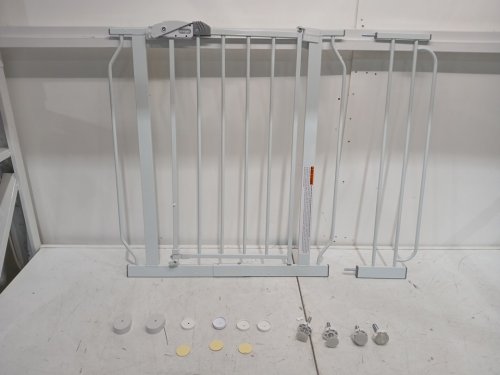 REGALO EASY-STEP METAL WALK-THROUGH SAFETY GATE - 30" X 29'' - 38.5'' - WHITE (MODEL: 1160DS) image 5
