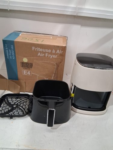 simple deluxe digital nonstick dishwasher safe air fryer with 12 preset functions - 6.34qt - 1700W - 400°F MAX temp - beige (model: KZ-D6QT-BG) image 2
