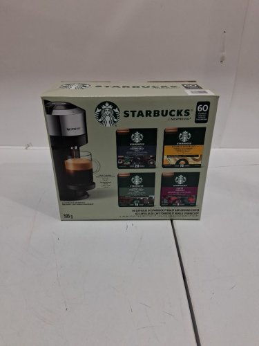 *EXPIRED* 60PK STARBUCKS BY NESPRESSO ROAST & GROUND COFFEE CAPSULES - 596G - Espresso/Double Espresso/Pike Place Roast/Caffe Verona image 2