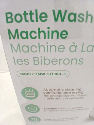 GROWNSY ALL-IN-ONE BOTTLE BOTTLE WASHER AND STERILIZER AND DRYER MACHINE WITH DETERGENT TABLETS- WHITE (MODEL: ZMW-STHB01-3) image 8