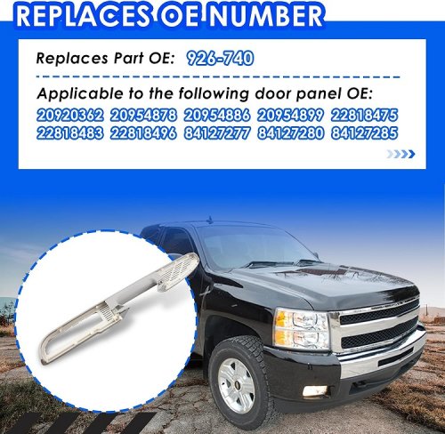 Replacement Right Passenger Armrest Repair Kit for 2010-2014 Chevrolet and GMC Models - Grey (Model: 926-740) image 3