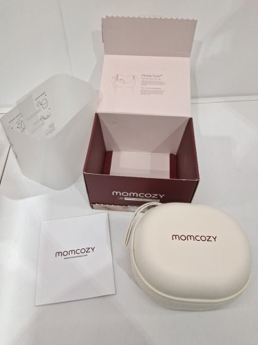MOMCOZY MOBILE STYLE HANDS-FREE SLIM DOUBLE BREAST PUMP - COZY RED (MODEL: BP311) image 3