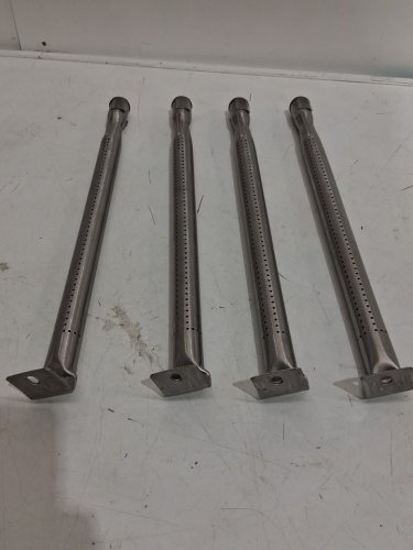 4PC Replacement Grill Burner Tubes - Silver image 3