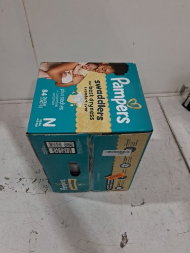 84PK PAMPERS SWADDLERS DISPOSABLE DIAPERS - SIZE NEWBORN (UNDER 10LB) image 3