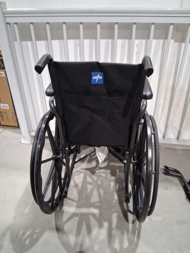 MEDLINE GUARDIAN K1 WHEELCHAIR - 16" seat - 300LB CAPacity - BLACK (MODEL: K1166N22S) image 6