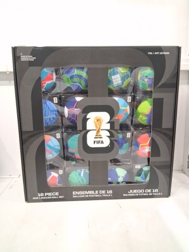 16pc fifa world cup 2026 host cities soccer ball set in display box - size 1(mini) - assorted (model: 1872202) image 2
