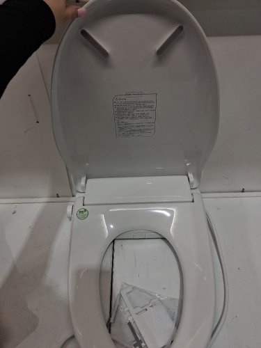 ilid smart Electric Bidet Elongated toilet Ecoseat with Four Cleaning Modes and remote - white (model: wljg4-505v-us) image 5