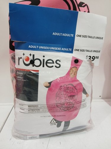 ADULT RUBIES WHOOPEE CUSHION COSTUME - OSFM - PINK (STYLE: F76332) image 3