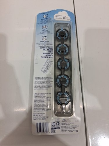 5PK Febreze Car Vent Clip - ocean, platinum ice, linen & sky, moonlight breeze & original (MODEL: 1858498) image 3