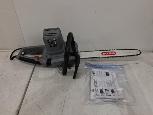 OREGON SELF-SHARPENING CORDED CHAINSAW - 18" BLADE 15AMP - GREY (MODEL: cs1500-091) image 3