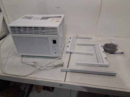 ge Electronic Window Air Conditioner - 6000btu - up to 250sq.ft - 16.4" x 13.4" x 12.6" - white (model: AWCS06BWFC) image 4