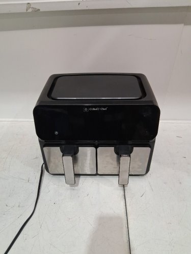 culinary chef digital dual zone air fryer - 4.75qt per basket - 1700w - 13000btu - black (model: ccaf904) image 3