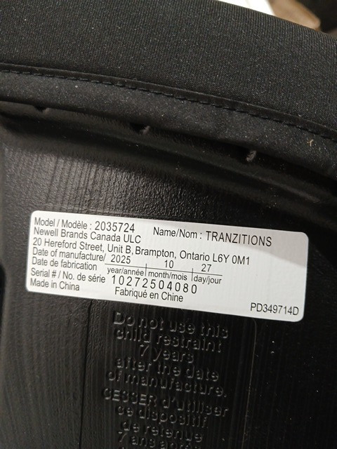 Graco Tranzitions 3‑in‑1 Harness Booster Seat – Transitions from 5‑Point Harness, High‑Back Booster & Backless Booster, Simply Safe Adjust™ No‑Rethread Headrest, 2 Removable Cup Holders, Open‑Loop Belt Guides & Machine‑Washable Covers (MODEL: 2035724) image 7