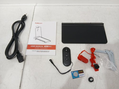 RUNIMON FOLDABLE 6-IN-1 LED Display Remote & APP Control WALKING PAD with Incline - 7.5MPH - BLACK - ( MODEL:RM01) image 4