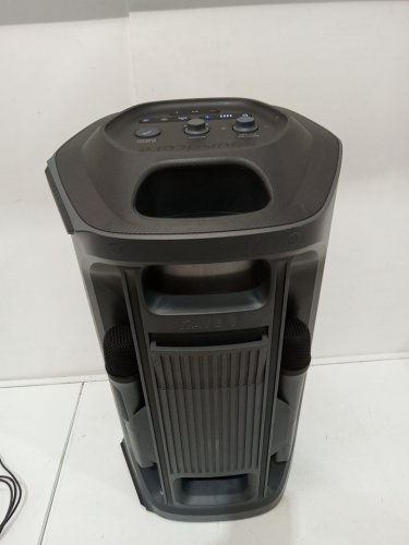 soundcore rave 3 bluetooth speaker with dual wireless microphones - black - (model: a31a3) image 9