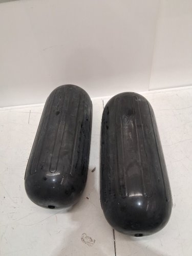 2PK Seachoice Center Hole Fender, Roto-Molded Marine Grade - 8" x 20" - black (model: 79151) image 3