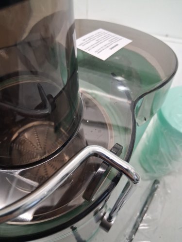 QCen Centrifugal Fruit/Vegetable power Juicer Extractor Machine with Wide Mouth - 500W - 3” Feed Chute - aqua (model: KS-501) image 5