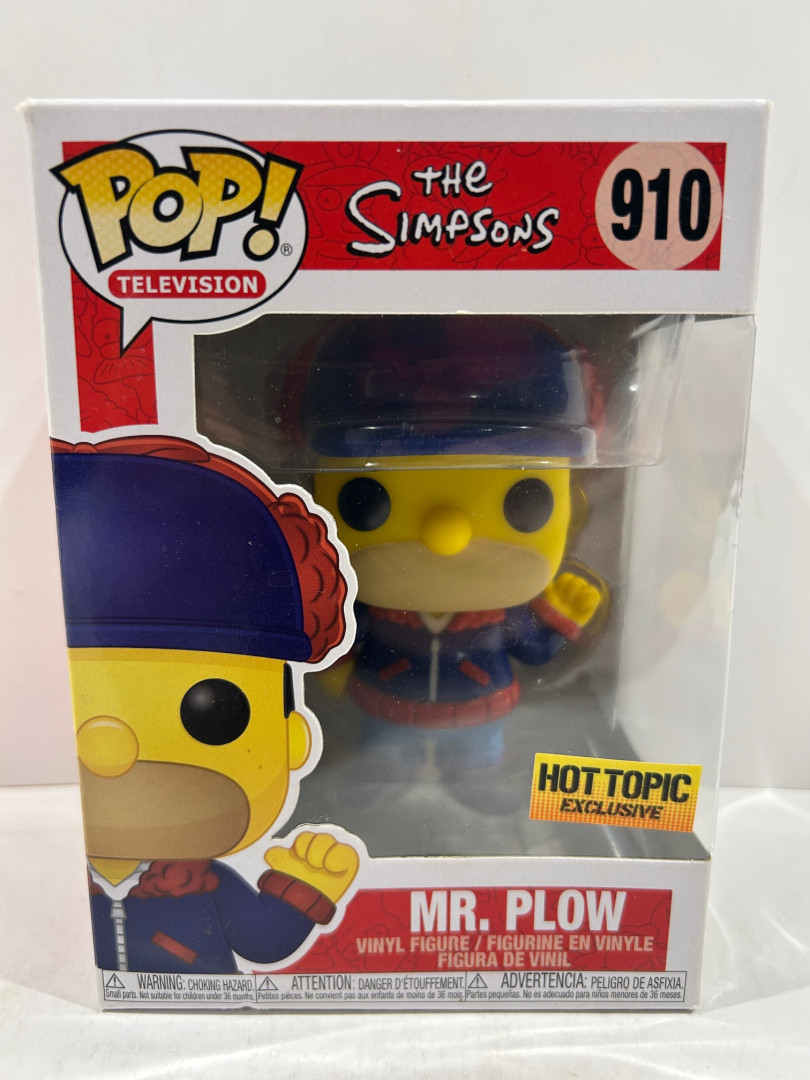 Funko pop! **hot topic exclusive** Television: the simpsons - Mr. Plow vinyl figure (#910) image 2