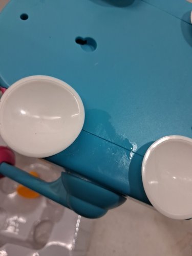 kid's bubble bath foam ice cream dispenser - blue image 2