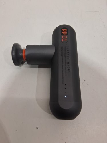 6PC Sharper Image Compact Sport Power Percussion Massager - 2HR RUN TIME - silver (model: 1583883) image 4
