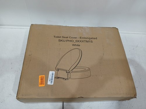 garvee Elongated RAISED Toilet Seat with Slow Soft Close  - white (model: pho_0xxxtm1s) image 2