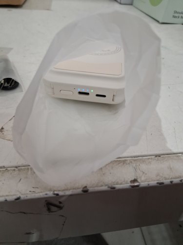 WASTDE portable wireless magnetic power bank charger compatible with magsafe - 20000mah - white (model: pn-w35-white) image 2