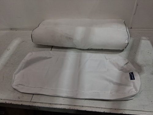 pilo cove knee pillow for side sleeping-29.5" x 13.8"-white (model: 1) image 3