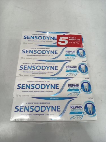 5pk sensodyne REPAIR AND protect toothpaste - 75ml/each image 2