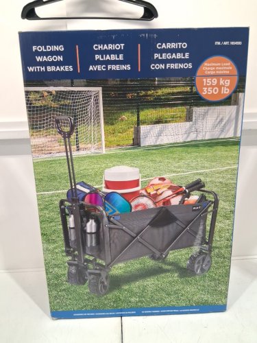 MAC SPORT XL COLLAPSIBLE FOLDING UTILITY WAGON - 350LBS MAX - BLACK/BLUE (MODEL: 1654593) image 2