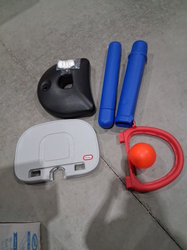 Little Tikes TotSports Easy Score Basketball set adjustable height - 2.5ft to 4ft - Multicolour (model: 612329M81) image 3