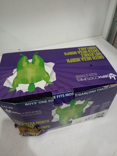 BOYS MORPH COSTUMES MEGA MORPH INFLATABLE COSTUME - ONE SIZE FITS MOST - GREEN image 3