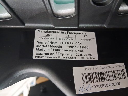Evenflo Folio 3 Wheel Jogging Travel System Stroller + Infant Car Seat - Avenue Grey (Model: TS800112205C) image 11
