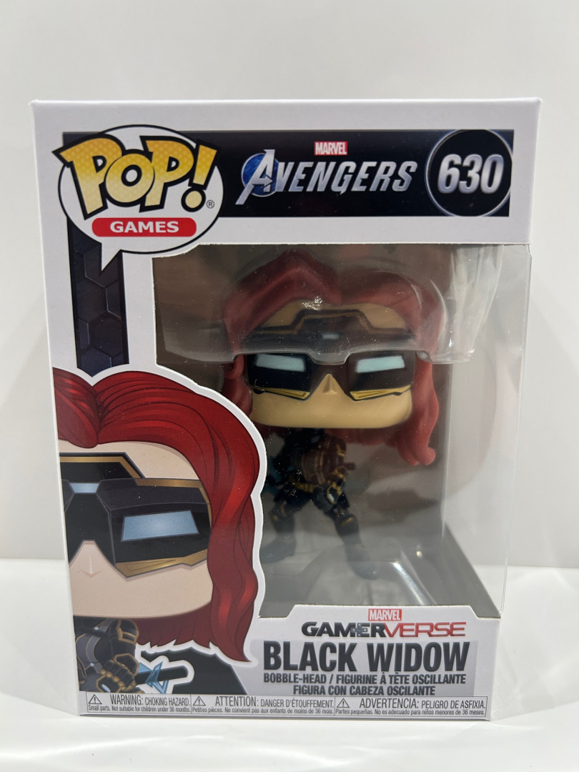 Funko pop! Games: marvel avengers gamerverse - black widow bobble head (#630) image 2