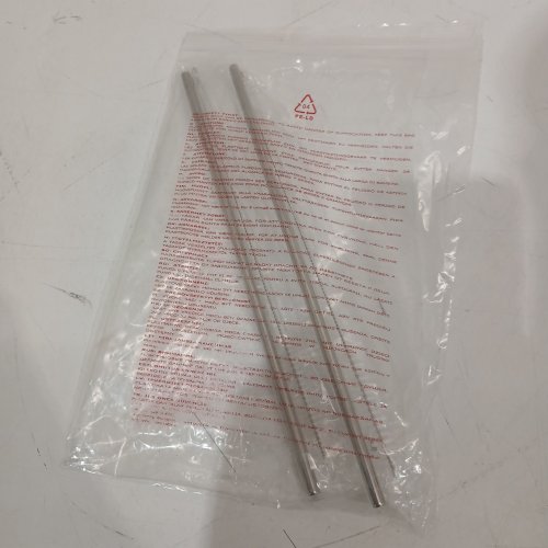 2 (2pc kit) Water Bottle Tumbler Metal Straws & Cleaning Brushes - Food Grade Stainless Steel image 2