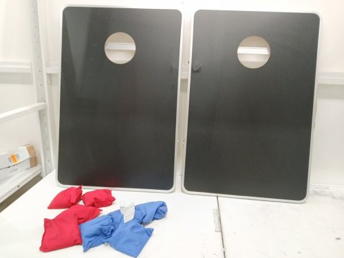 trademark innovations outdoor aluminum cornhole with case (model: bbt-alum-blcase) image 3