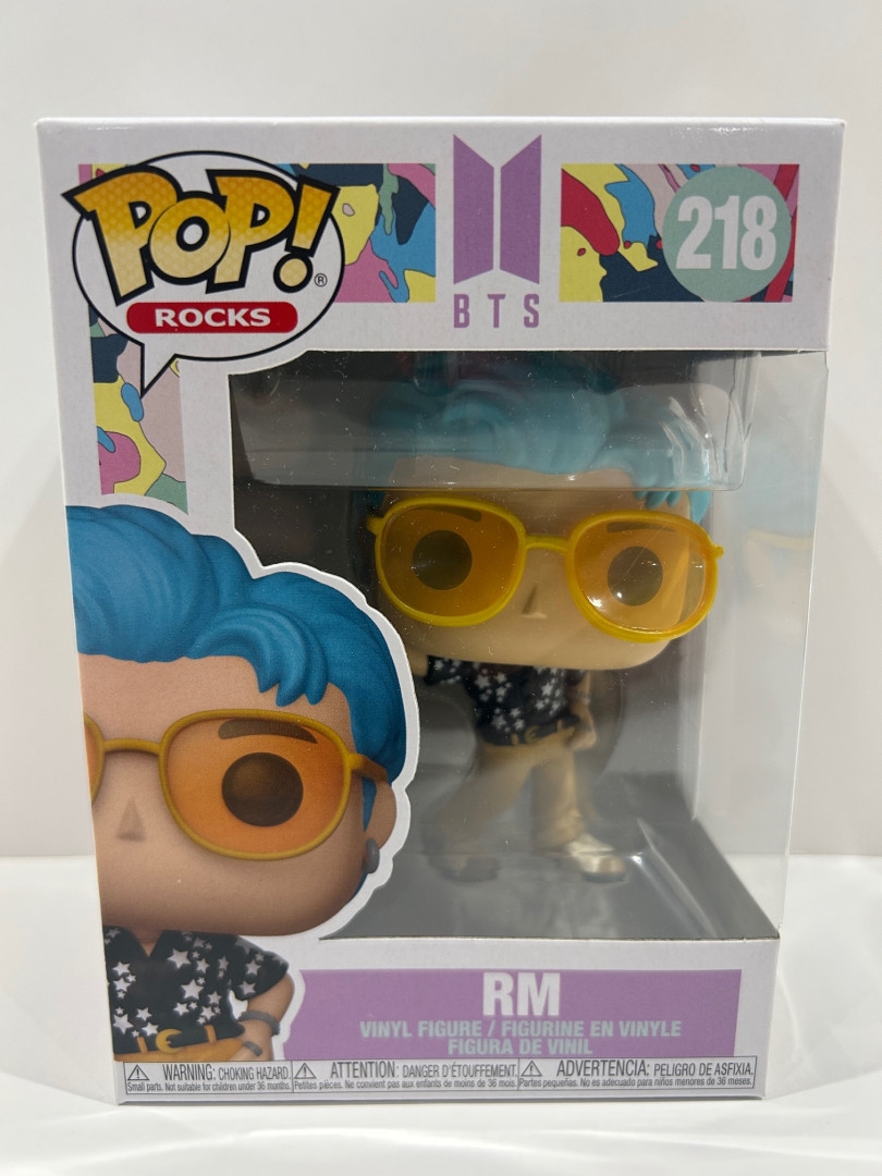 Funko pop! Rocks: bts - rm vinyl figure (#218) image 2