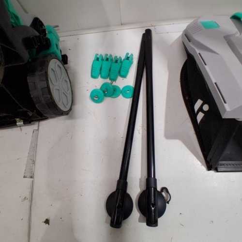LITHELI CORDLESS LAWN MOWER - 13"- GREEN/BLACK - (MODEL: D03004551) image 8