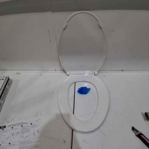 KOHLER ELONGATED BREVIA TOILET SEAT - 18-5/8" X 14-3/16" - WHITE (MODEL: 20110-0) image 2