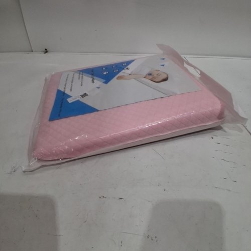 BABY BASSINET WEDGE PILLOW - 12" X 13" - PINK image 3