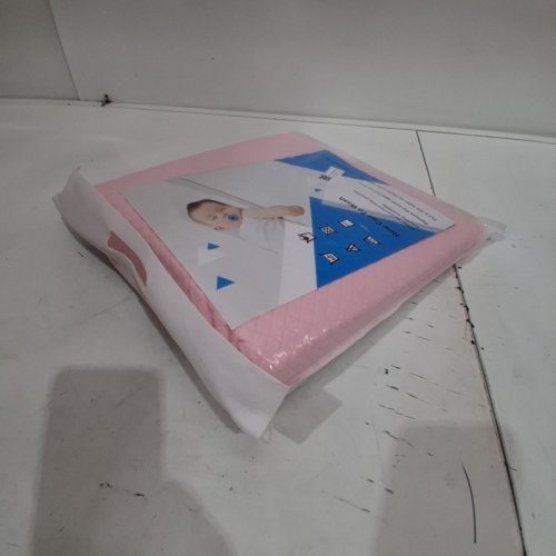 BABY BASSINET WEDGE PILLOW - 12" X 13" - PINK image 4