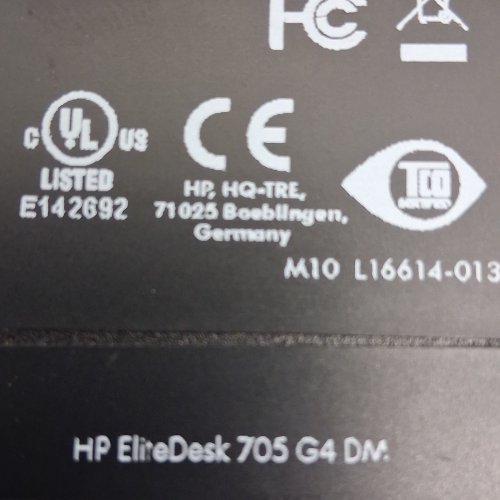 HP ELITEDESK 705 G4 MINI DESKTOP COMPUTER WITH MOUSE AND KEYBOARD - AMD RYZEN 5 PRO 2400GE - 8GB RAM - 256GB SSD - WINDOWS 11 - (MODEL: ELITEDESK 705 G4 DM) image 14