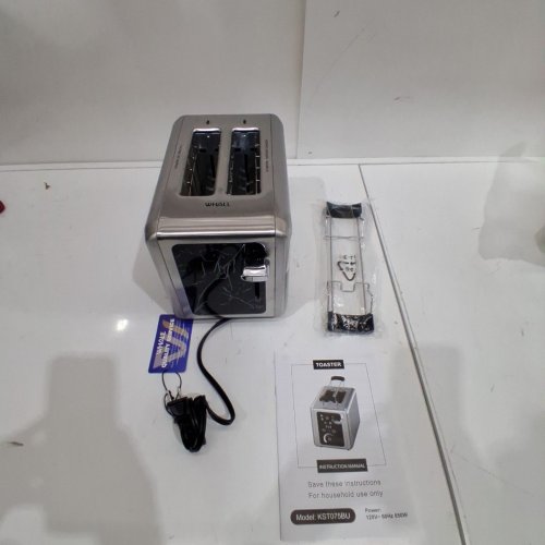 DIGITAL 2-SLICE TOASTER WITH WARMING ATTACHMENT AND TOUCH SCREEN - 120V 850W - STAINLESS STEEL (MODEL: KST075BU) image 3