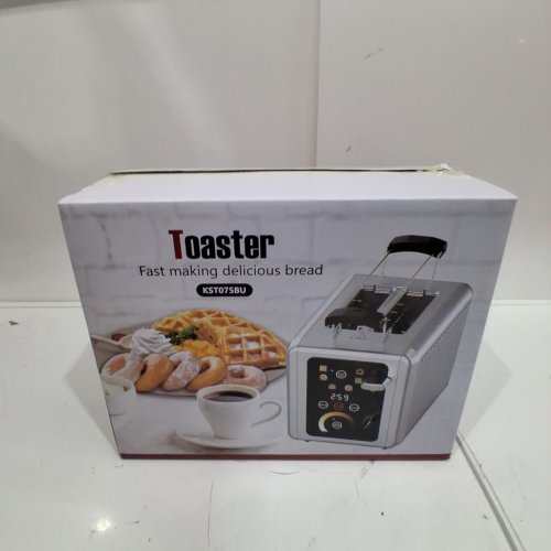 DIGITAL 2-SLICE TOASTER WITH WARMING ATTACHMENT AND TOUCH SCREEN - 120V 850W - STAINLESS STEEL (MODEL: KST075BU) image 5