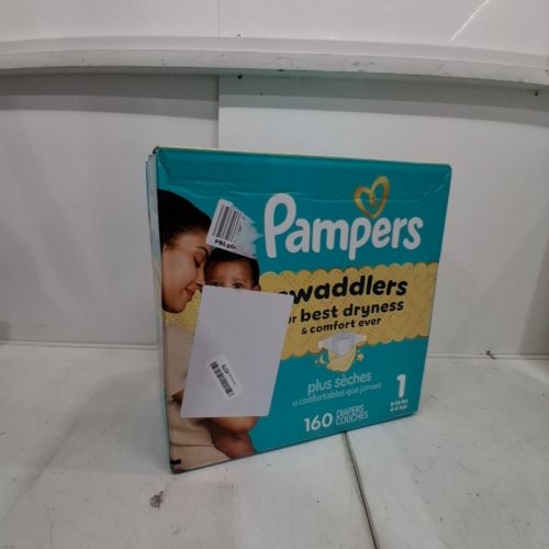 160PK PAMPERS SWADDLERS DIAPERS - SIZE 1 image 2