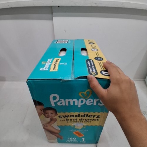 160PK PAMPERS SWADDLERS DIAPERS - SIZE 1 image 3