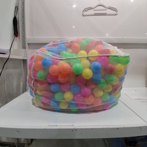 1000PK AMAZON BASICS BPA FREE CRUSH-PROOF PLASTIC BALL, PIT BALLS WITH STORAGE BAG - MULTICOLOR (MODEL: B08LZQQ5VG) image 2