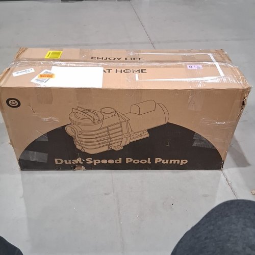 VIVOHOME DUAL SPEED POOL PUMP - 2.5 H/P, 230 V, 104 GPM, 79FT, 3450/1725 RPM - BLACK (MODEL: VH1165) image 8