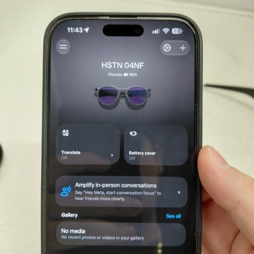 OAKLEY META HSTN SMART AI GLASSES - BLACK image 2